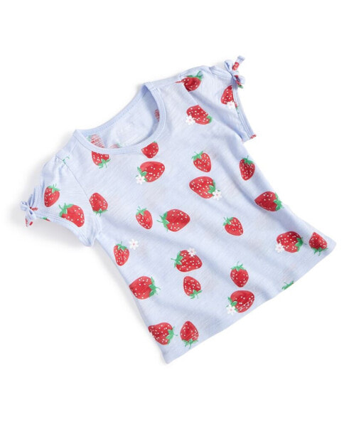 Baby Girls Strawberry Garden T-Shirt, Created for Macy's