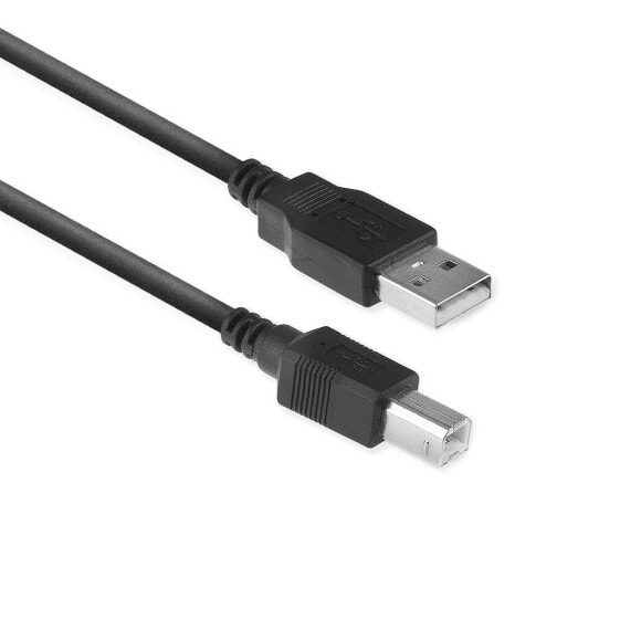 ACT AC3033 - 3 m - USB A - USB B - USB 2.0 - 480 Mbit/s - Black