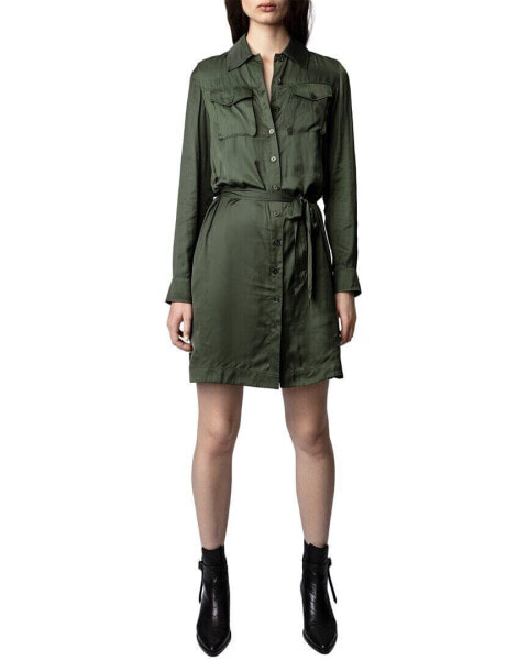 Платье ZADIG & VOLTAIRE Rack Satin Mini Dress