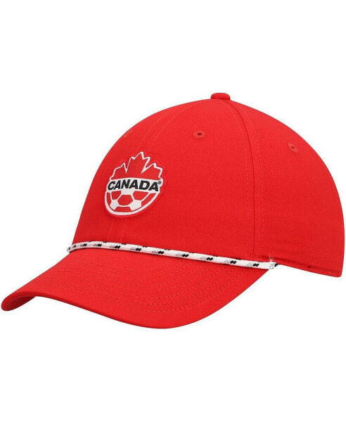 Men's Red Canada Soccer Golf Legacy91 Adjustable Hat