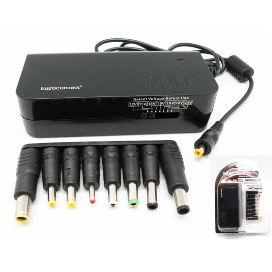 EUROCONNEX + USB Portable Charger Connector 2A 12-24V 90W