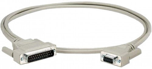 RS-232 Cable - White - RS-232 - DB9 - China - 1 pc(s) - 130 mm