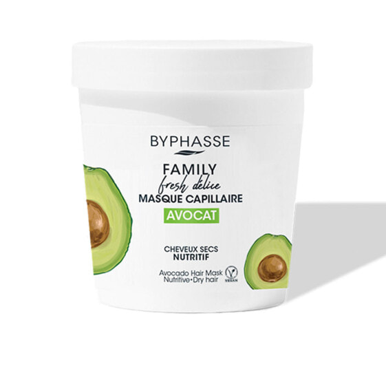 Byphasse Family Fresh Delicate Mask Питательная маска с маслом авокадо для сухих волос 250 мл