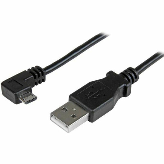 Универсальный кабель USB-MicroUSB Startech USBAUB50CMRA Чёрный