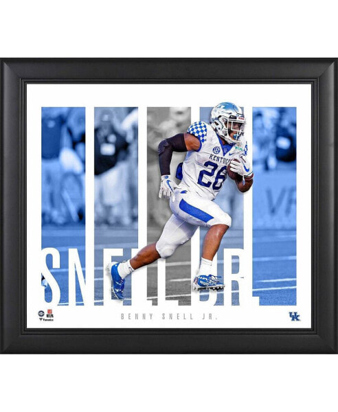 Benny Snell Kentucky Wildcats Framed 15" x 17" Player Panel Collage