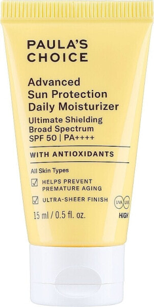 Paula's Choice Advanced Sun Protection Daily Moisturizer SPF 50 PA++++ Travel Size