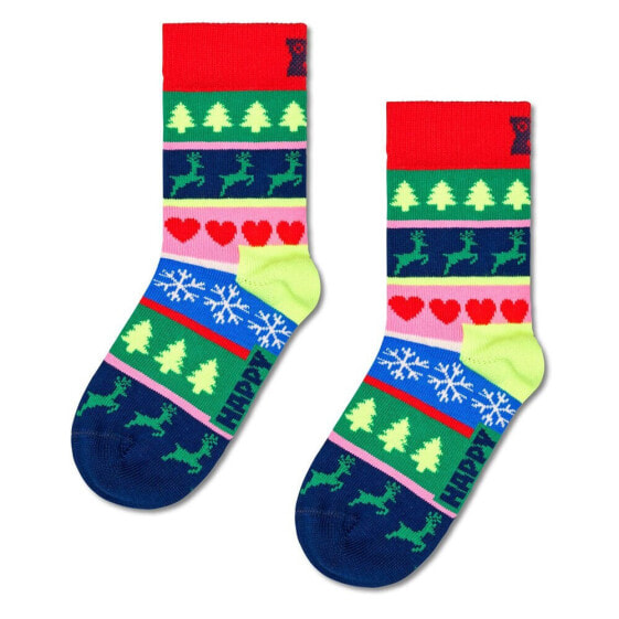 Носки для рождества Happy Socks Christmas Stripe 86% Хлопок 12% Полиамид 2% Эластан