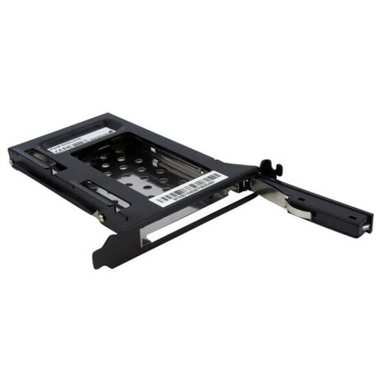 StarTech.com 2.5in SATA Removable Hard Drive Bay for PC Expansion Slot - 6.35 cm (2.5") - Black - 158.37 g - 234 g - 0 - 55 °C