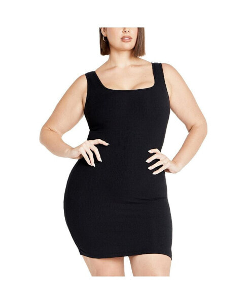 Plus Size Bodycon Shaper Dress