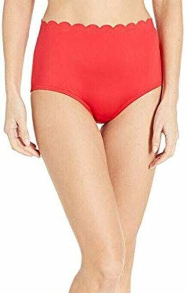 Kate Spade New York 169375 Womens High Waist Bottom Swimwear Red Size X-Large