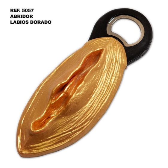 Открывалка для бутылок в форме губ DIVERTY SEX Lip-shaped Gold