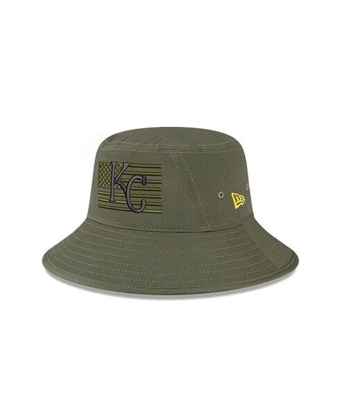 Men's Green Kansas City Royals 2023 Armed Forces Day Bucket Hat