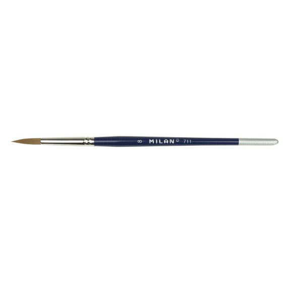 MILAN ´Fine Selection´ Round Paintbrush With Short Handle Series 711 No. 8