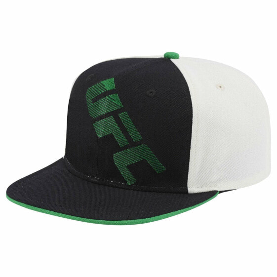 Mens Reebok UFC Flat Brim Snapback Hat - Black | Green | Cream