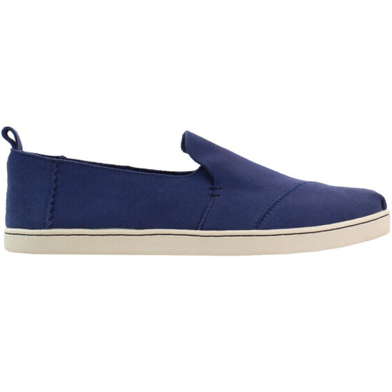 TOMS Alpargata Cupsole Suede Slip On Womens Blue Sneakers Casual Shoes 10011732