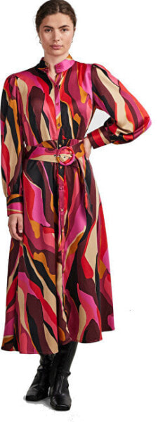 Повседневное платье Y.A.S. YASFIGANA Regular Fit 26031727 розово-фиолетовое