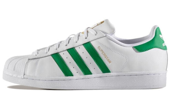 Кеды adidas Originals Superstar бело-зеленые