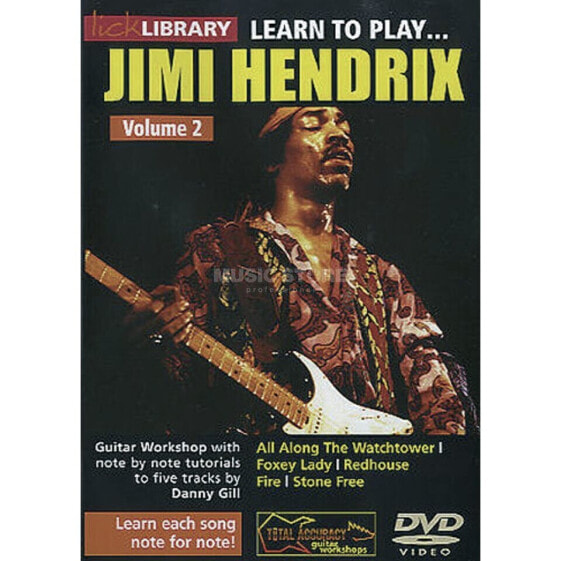 Roadrock International Lick Library: Learn To Play Jimi Hendrix 2 DVD