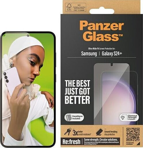 PanzerGlass Panzerglass Ultra-Wide Fit Sam S24+ S926 Screen Protection 7351 Z Aplikatorem