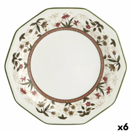 Десертная тарелка Queen´s By Churchill Assam Цветастый Керамика фаянс Ø 20,5 cm (6 штук)