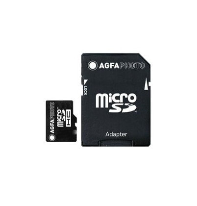 AgfaPhoto 32GB MicroSDHC Class 10 - 32 GB - MicroSDHC - Class 10 - Black