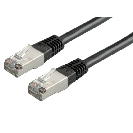 VALUE Patchkabel Kat.6 S/Ftp schwarz 5 m - Cable - Network