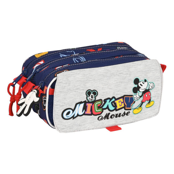 Пенал тройной Mickey Mouse Clubhouse Only one Тёмно Синий (21,5 x 10 x 8 см)