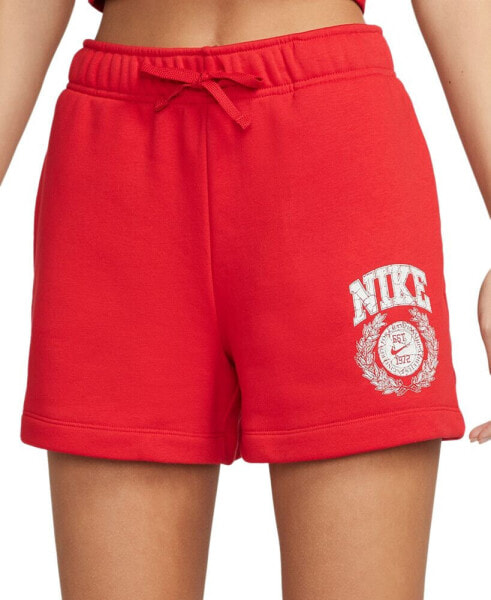 Women's Sportswear Club Fleece Mid-Rise Pull-On Shorts