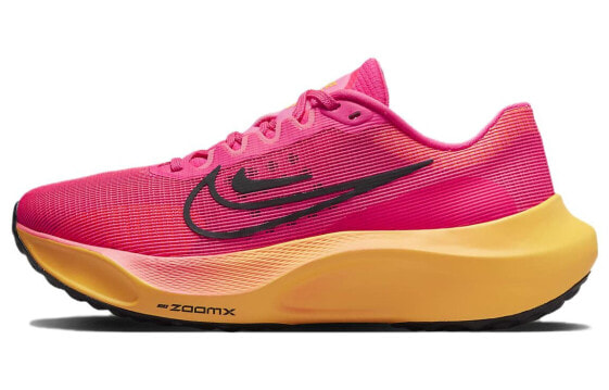 Кроссовки женские Nike Zoom Fly 5 розово-оранжевые