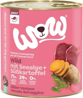 Nassfutter Hund mit Wild, Seealge & Süßkartoffel, Adult, 800 g