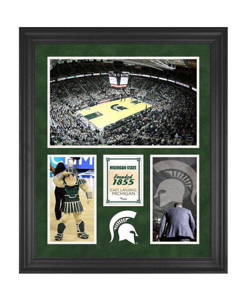 Michigan State Spartans Framed 20" x 24" Breslin Student Events Center 3-Opening Collage