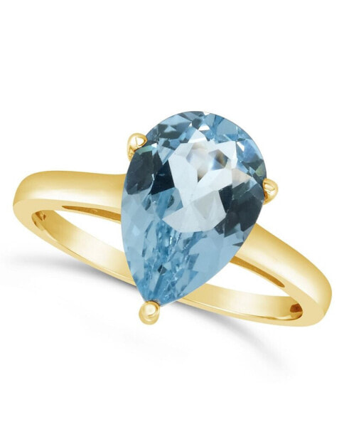 Sky Blue Topaz (3-5/8 ct. t.w.) Ring in 14K Yellow Gold