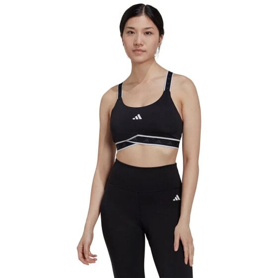 Топ спортивный Adidas Powerimpact Medium-Support Techfit Sports Bra