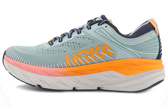 Кроссовки женские HOKA ONE ONE Bondi 7 Green Blue Pink данные