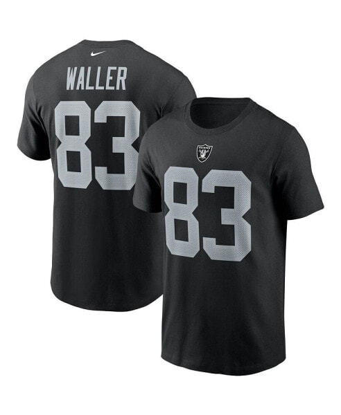 Men's Darren Waller Black Las Vegas Raiders Name and Number T-shirt