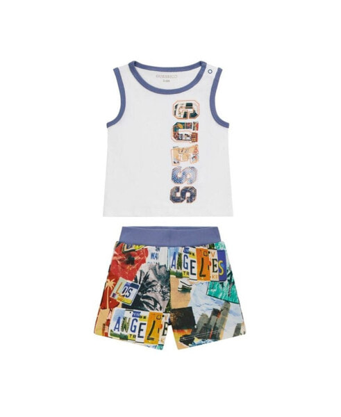 Baby Boys Tank Top and Short Set