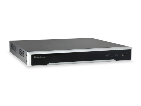 LevelOne GEMINI 8-Channel PoE Network Video Recorder - 8 PoE Outputs - H.265 - 8 channels - 3840 x 2160 pixels - 720p - 1080p - 64 user(s) - H.264 - H.264+ - H.265 - MPEG4 - Embedded LINUX