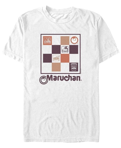 Men's Maruchan Checkered Short Sleeve T-shirt