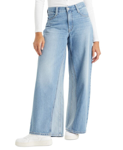 Women's '94 Baggy Spliced Cotton Wide-Leg Jeans