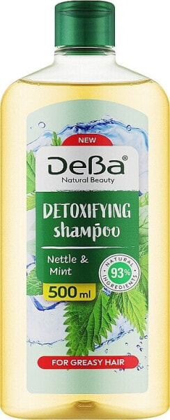 Detox-Shampoo für fettiges Haar Brennnessel und Minze