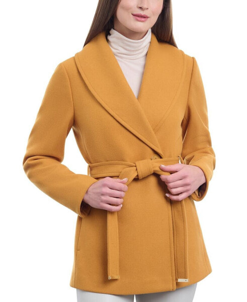 Women's Wool Blend Belted Coat