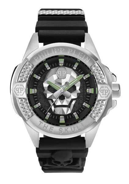 Philipp Plein Herrenuhr The $kull Titan silber PWAAA0121