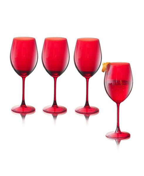 Бокалы для вина Qualia Glass Carnival All Purpose 20 унций, набор из 4 шт.