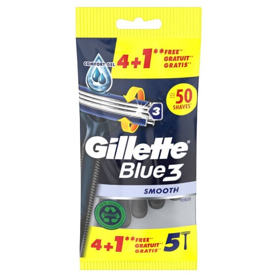 GILLETTE Blue 3 Shaver Head 5 units