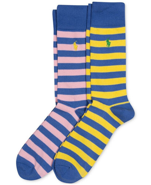 Men's 2-Pk. Striped Socks