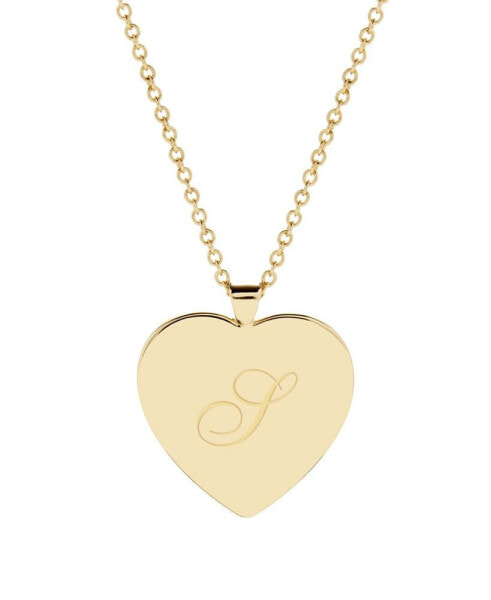 brook & york isabel Initial Heart Gold-Plated Pendant Necklace