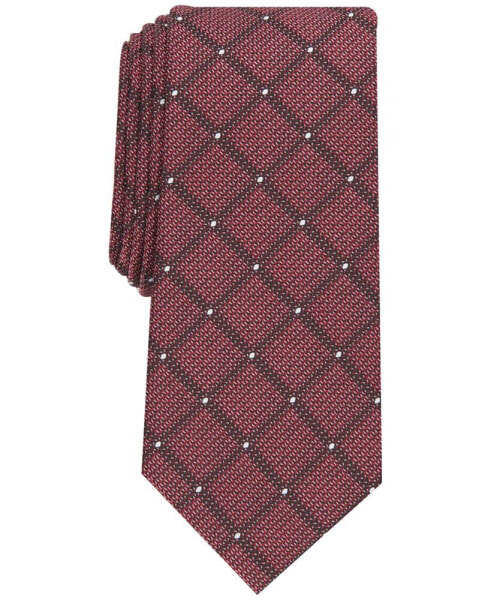 Men's Slim Dot Grid Tie, Created for Macy's