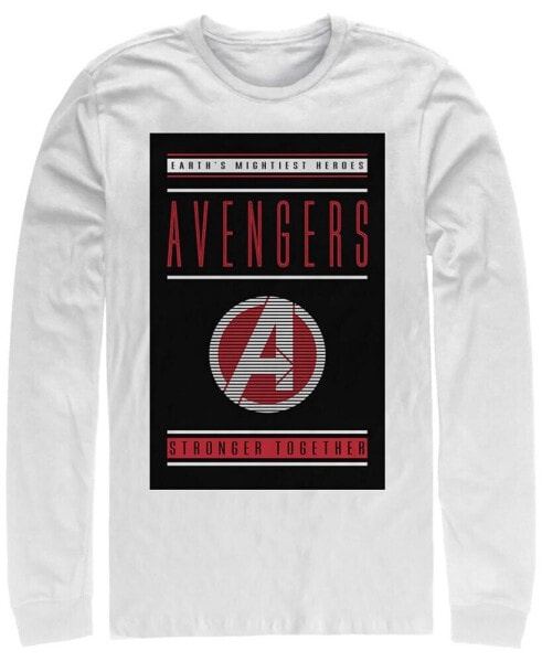 Marvel Men's Avengers Endgame Stronger Together, Long Sleeve T-shirt