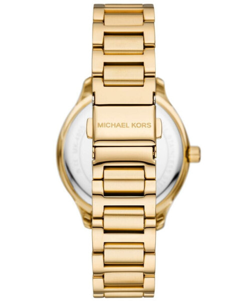 Women's Sage Three-Hand Gold-Tone Stainless Steel Watch 38mm