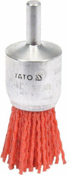 Щетка Yato с нейлоновым шпинделем 25 мм - Щетка Yato для удаления краски с дерева и мягких материалов 25 мм